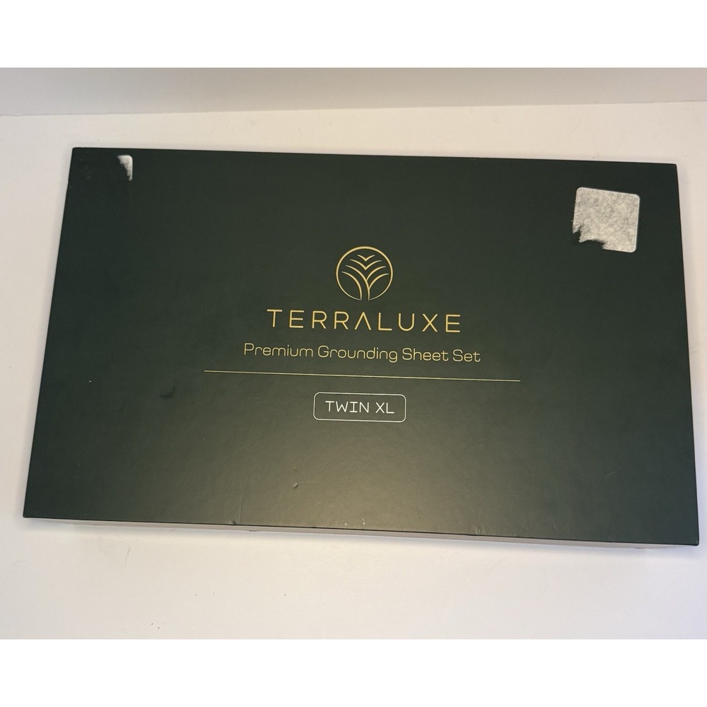 TERRALUXE Twin XL Premium Grounding Sheet Set Pure Silver Pre-Owned